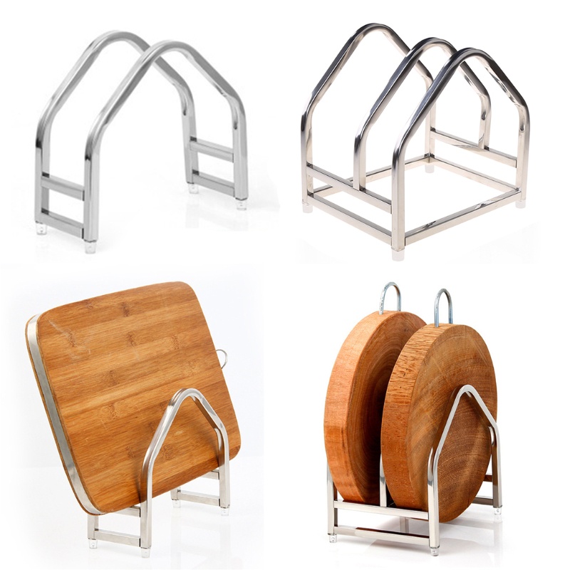 Giá Đỡ Nắp Nồi Hai Tầng Bằng Thép Không Gỉ Chống Trượt