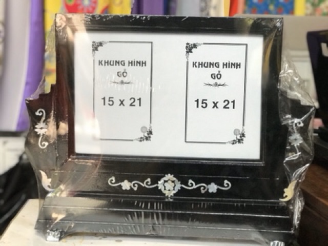 Khung đôi cao cấp 15x21 hoặc khung đơn 20x30