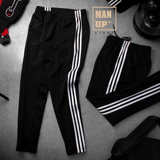 Quần jogger thể thao nam ống xuông viền 3 sọc