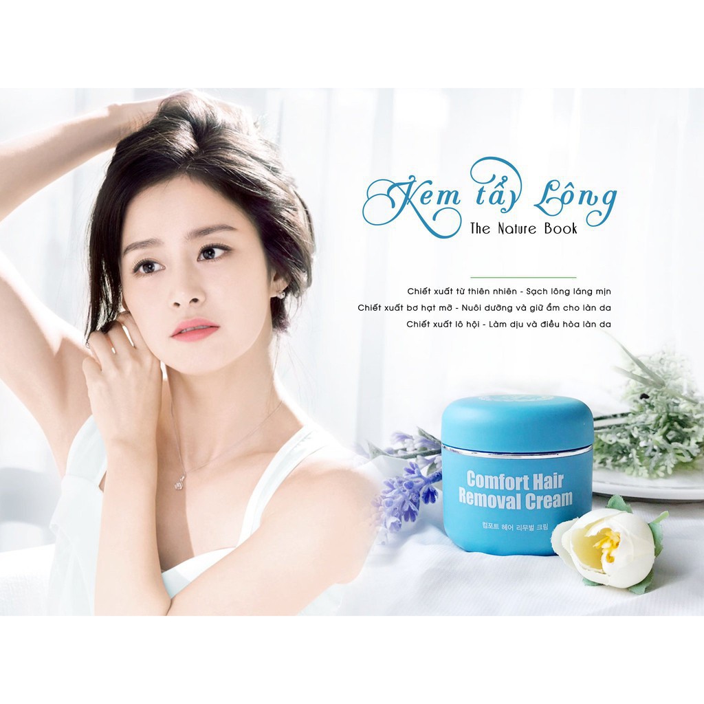 Kem Tẩy Lông The Nature Book Comfort Hair Removal Cream