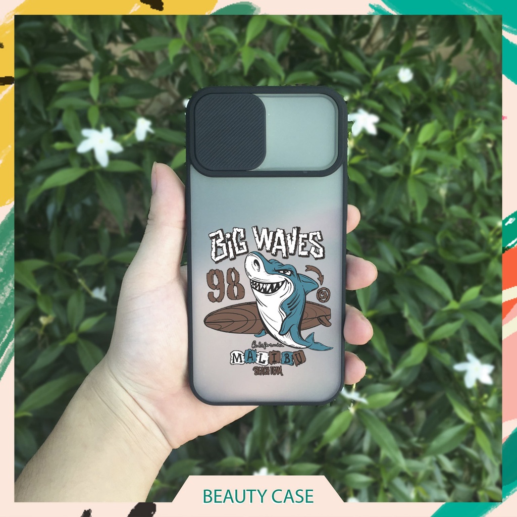Ốp lưng iPhone 12 Mini/12/12 Pro/12 Pro Max che camera (in hình Shark Cool 1)