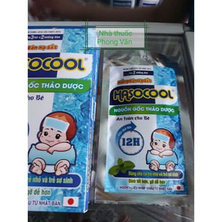 Miếng dán hạ sốt Hasocool thảo dược