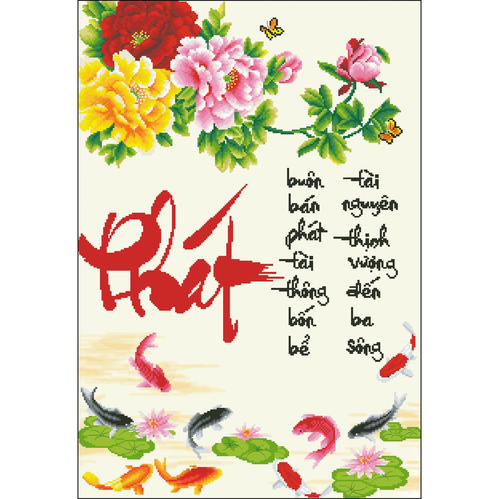 Tranh Thêu Chữ Thập Phat 4