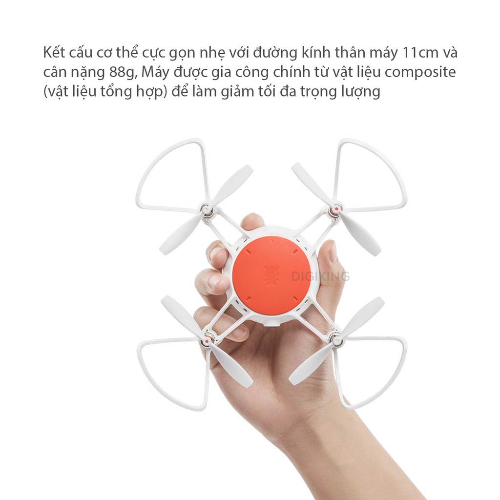 [Mã ELMS4 giảm 7% đơn 500K] Flycam Mini XIAOMI mitu Drone Mini YKFJ01FM