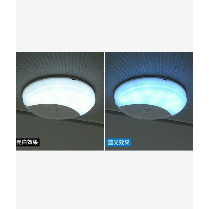 Đèn led cảm ứng dán trần ô tô 2 chế độ