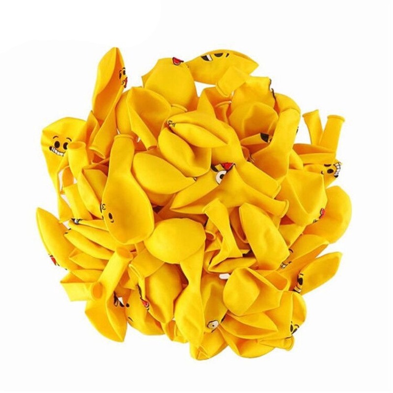 Set 10 bong bóng 12 inch hình mặt cười