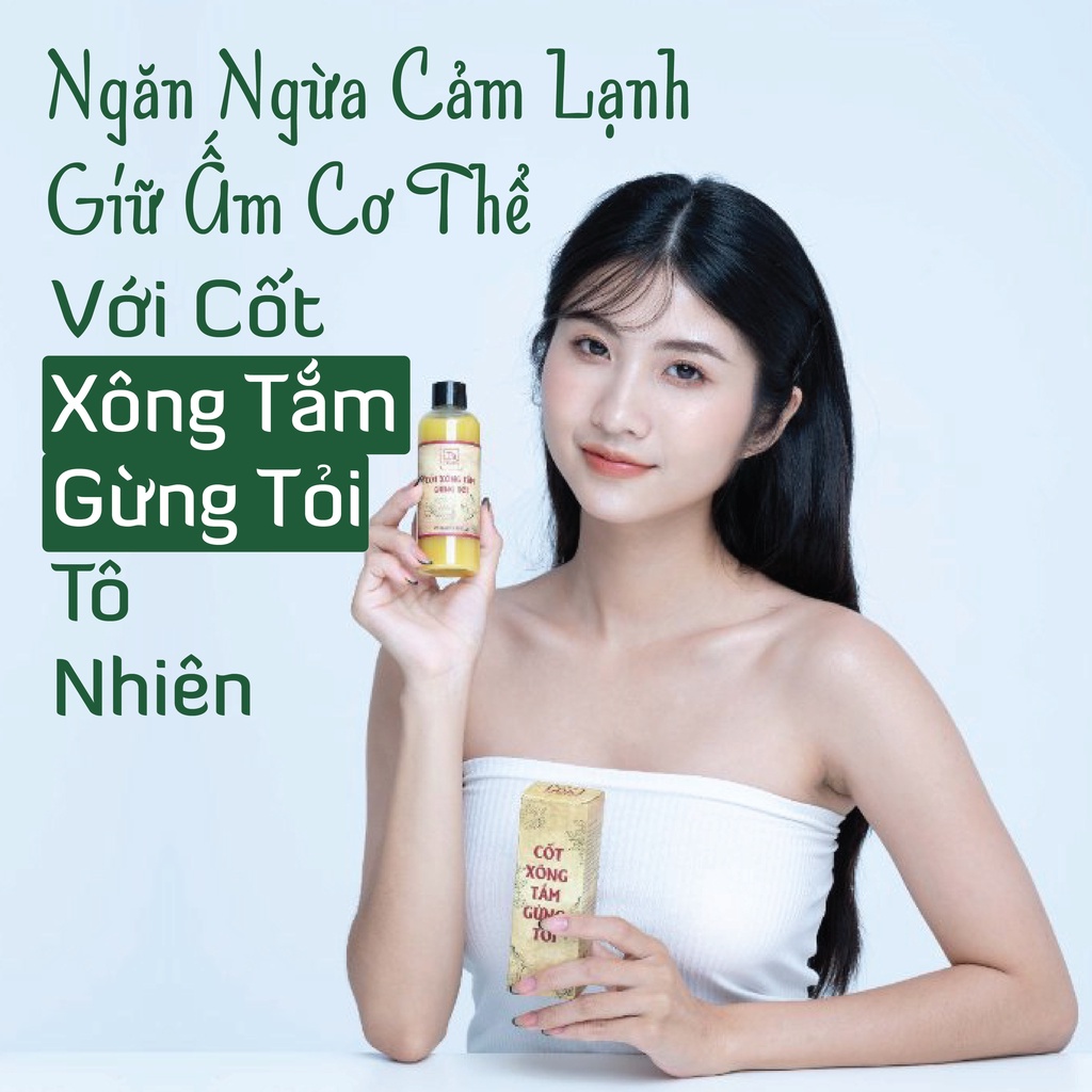 Cốt xông tắm gừng tỏi Tô Nhiên giúp kháng khuẩn, tăng cường hệ miễn dịch cho cả gia đình 100g