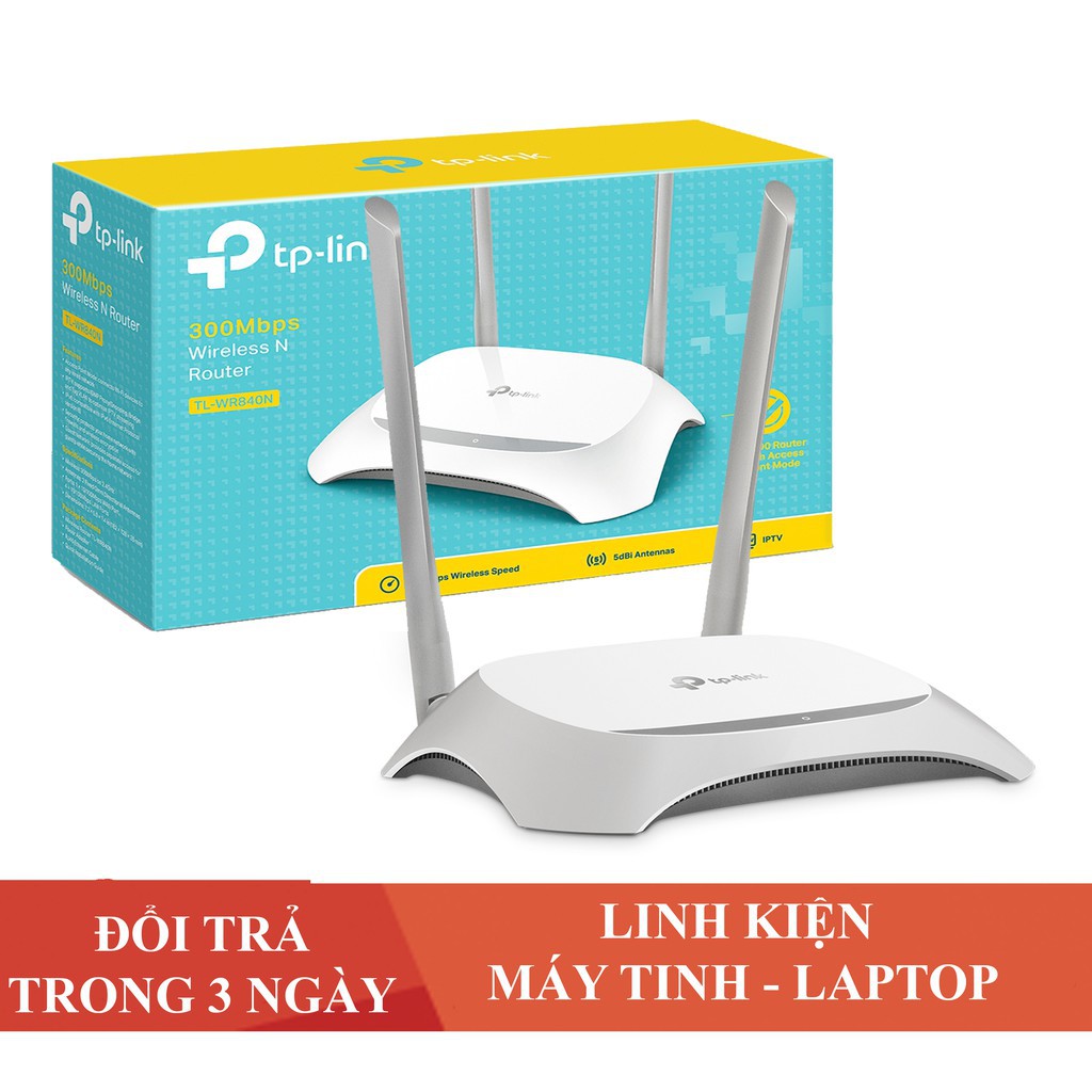 [Chính Hãng] Bộ phát Wifi TP-Link 840 - BH 24 tháng Chuẩn N Tốc Độ 300Mbps