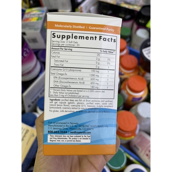 Nordic naturals Nordic Naturals DHA Omega_3 - Cải Thiện Huyết Áp. Tim Mạch.
