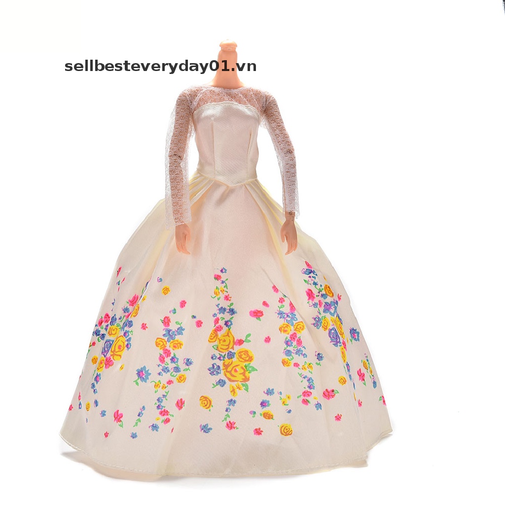 Đầm dạ hội thời trang cho búp bê barbie cinderella