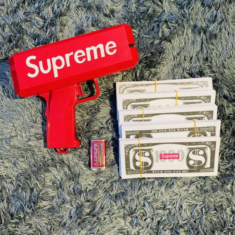 Súng phun tối ưu Tờ tiền vé Vé súng Gun vàng để nôn mửa Money Joking Mạng Red Gun Wedding Party Đạo 