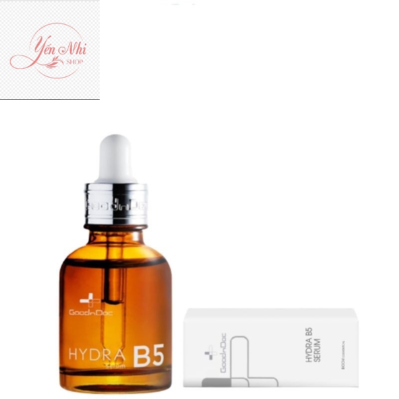 SERUM DƯỠNG ẨM, PHỤC HỒI LÀM SÁNG DA GOODNDOC B5. VITAMIN C