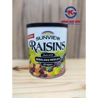Nho Khô Hỗn Hợp Sunview Raisins Mỹ 425g - HÀNG CHÍNH HÃNG