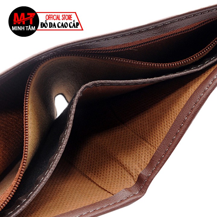 Ví, bóp nam da PU cao cấp Minh Tâm MT415 (2 màu tùy chọn) | BigBuy360 - bigbuy360.vn