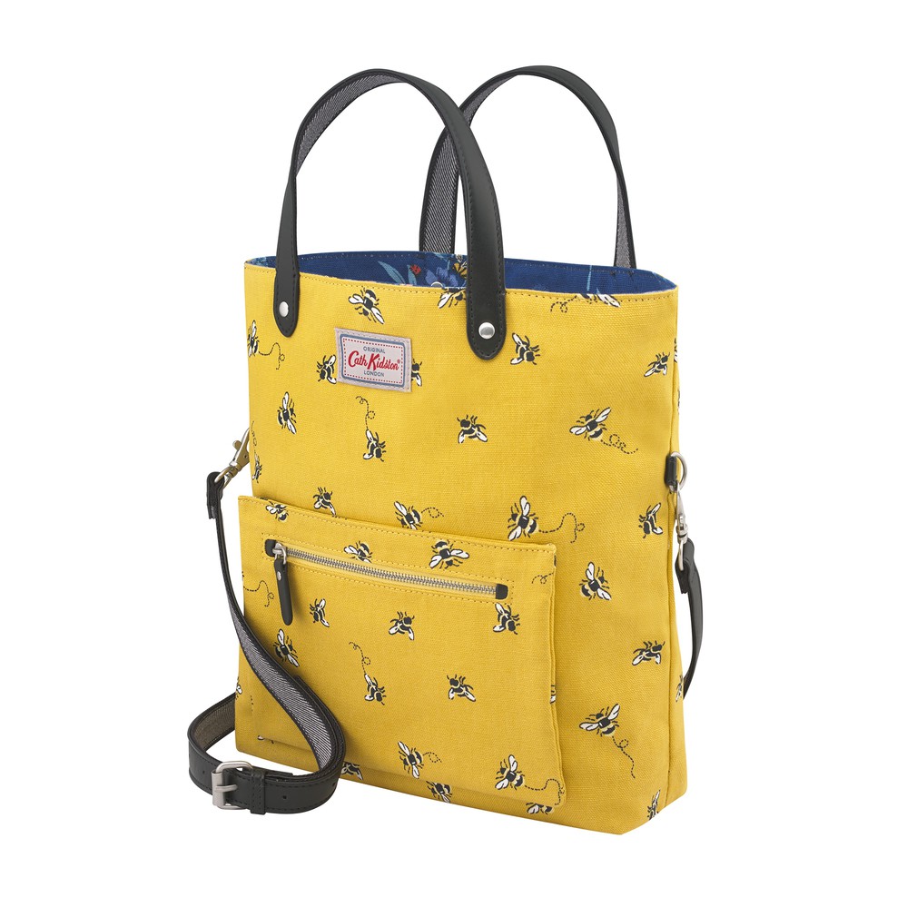 Cath Kidston -  Túi đeo chéo hai mặt Reversible CrossBody Bee - 984126 - Deep Yellow