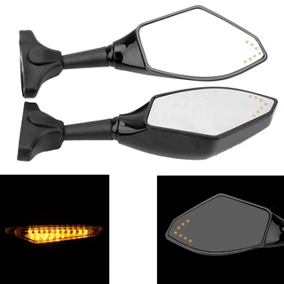 1 cặp gương chiếu hậu tích hợp đèn LED xi nhan cho xe máy