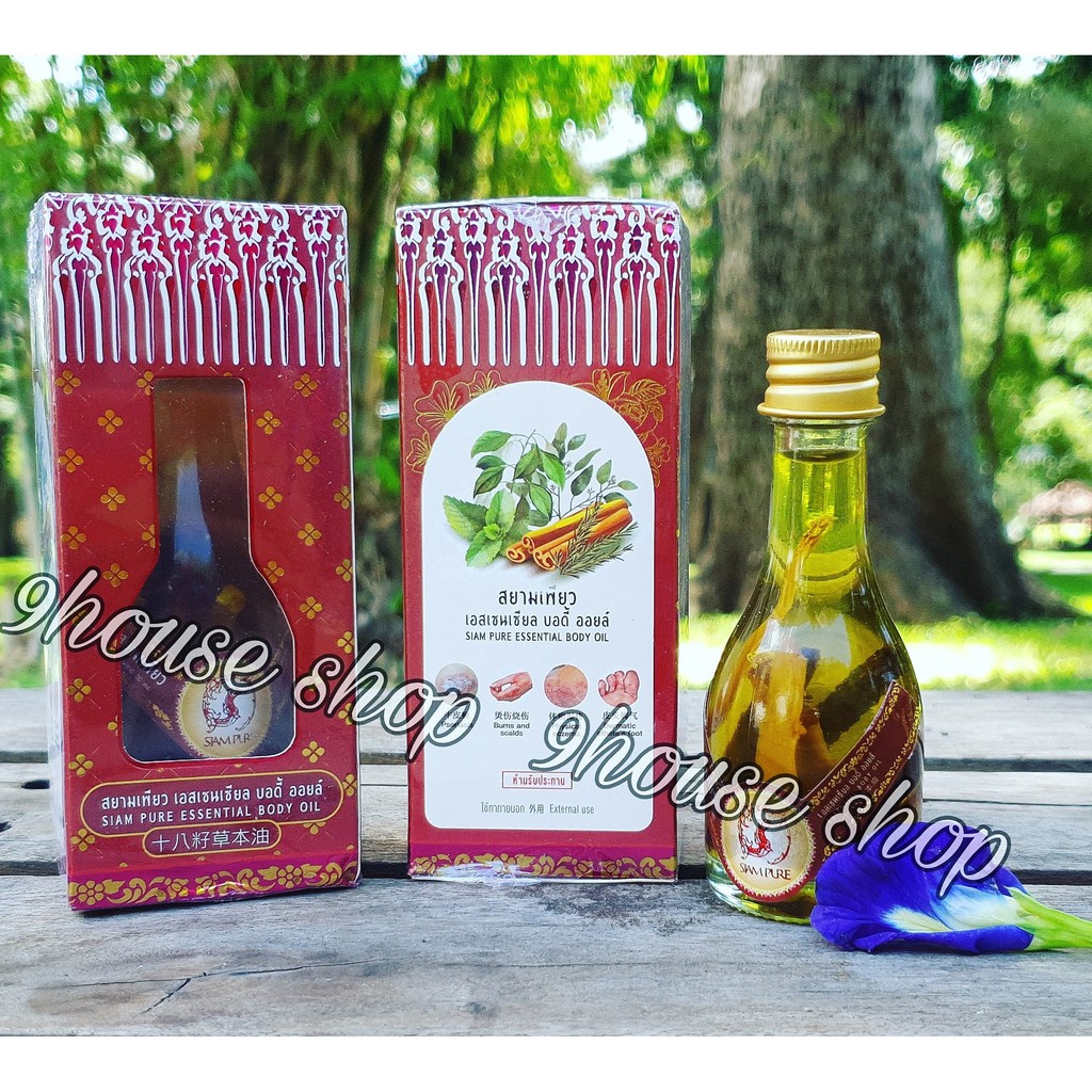 01 Dầu Thảo Dược Đa Công Dụng Siam Pure Essential Body Oil Thái Lan 30ml