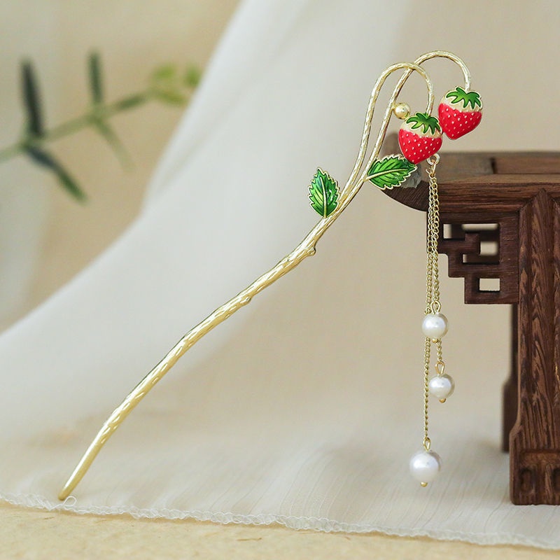 Trâm cài tóc sơn tráng men phong cách hiện đại dành cho nữ