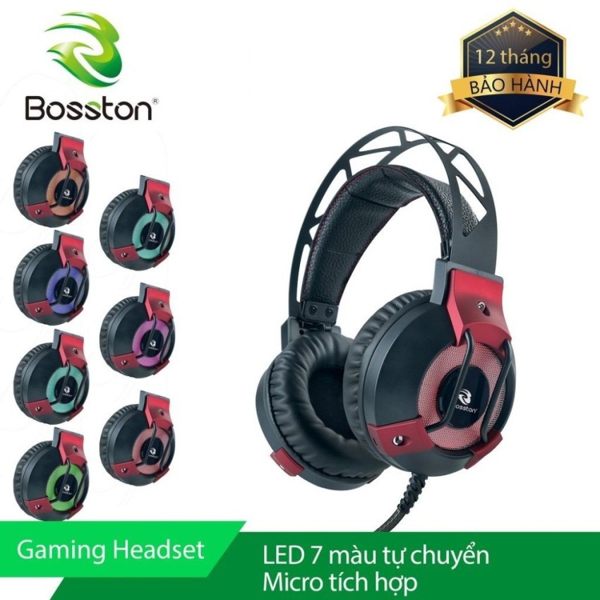 TAI NGHE LED CHUYÊN GAME BOSSTON HS200 | BigBuy360 - bigbuy360.vn