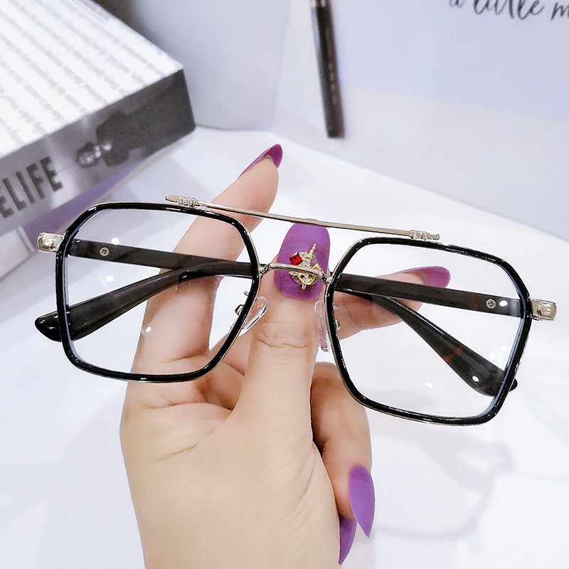 THANH LÝ Lỗi Xước nhẹ NXS Kính mát nam nữ Chrome Hearts vuông to thời trang K0039