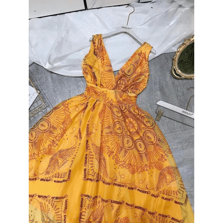 XẢ LỖ ĐẦM MAXI VOAN ĐI BIỂN THẢ DÁNG TIÊN CẢNH SIÊU HOT PU