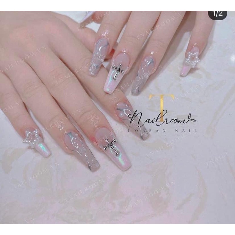 Set charm mix 50 cái gắn móng tay - phụ kiện nail