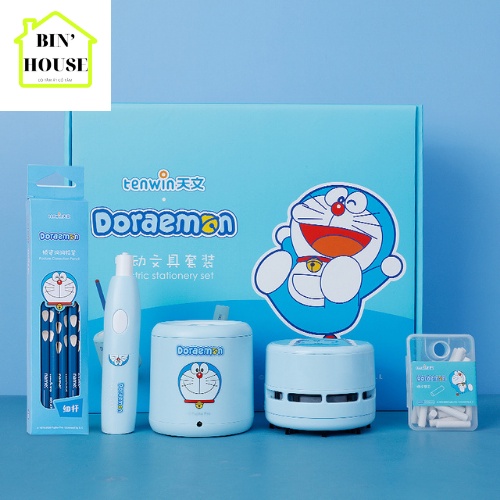 Bộ dụng cụ gọt bút chì thông minh Tenwin Hình Đôremon