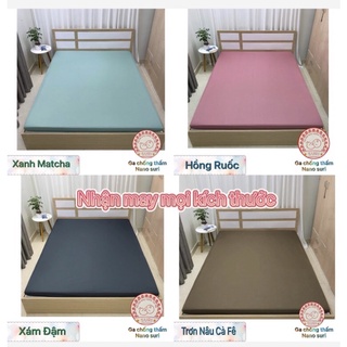 Ga chống thấm coton phủ nano mẫu trơn