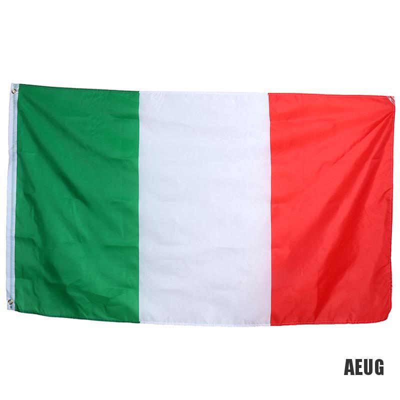 [AIU]  90*150cm Green White Red Ita It Italy Italian Flag For Decoration