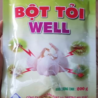 Chất phòng trừ và xua đuổi côn trùng Bột Tỏi Well