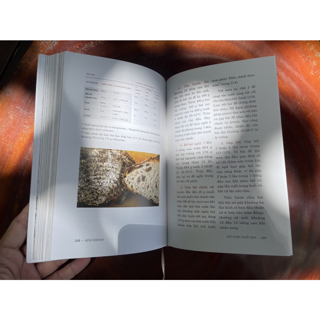 Sách-(Bìa cứng-giải IACP Cookbook) Bột nước muối men-Nền tảng của bánh mỳ và pizza -Ken Forkish-HuyHoangbooks-Nxb Phụ nữ