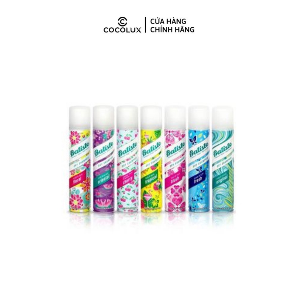 Dầu gội khô Batiste Dry Shampoo 200ml-