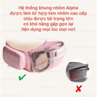 ĐAI ĐỊU EM BÉ BÉBEAR ( ALPHA X ) 2018 - Có Ảnh Thật