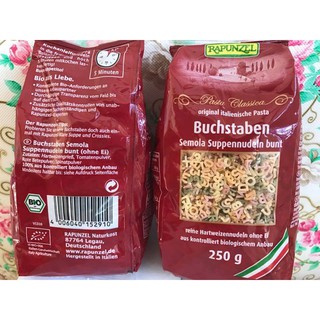Nui chữ hữu cơ cho bé