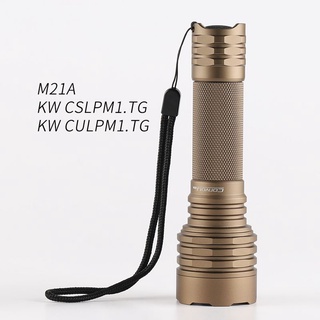 Đèn pin convoy m21a kèm đèn pin kw culpm1.đèn led cắm trại chạy pin tg 21700