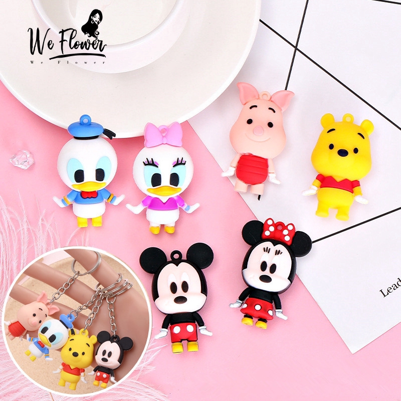 Mặt dây móc khóa thiết kế nhân vật hoạt hình trang trí đáng yêu