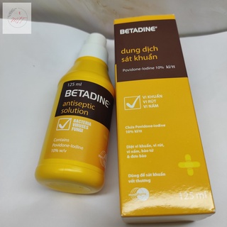 Dung Dịch Betadine Sát Khuẩn, Súc Họng, Phụ Khoa 125ml