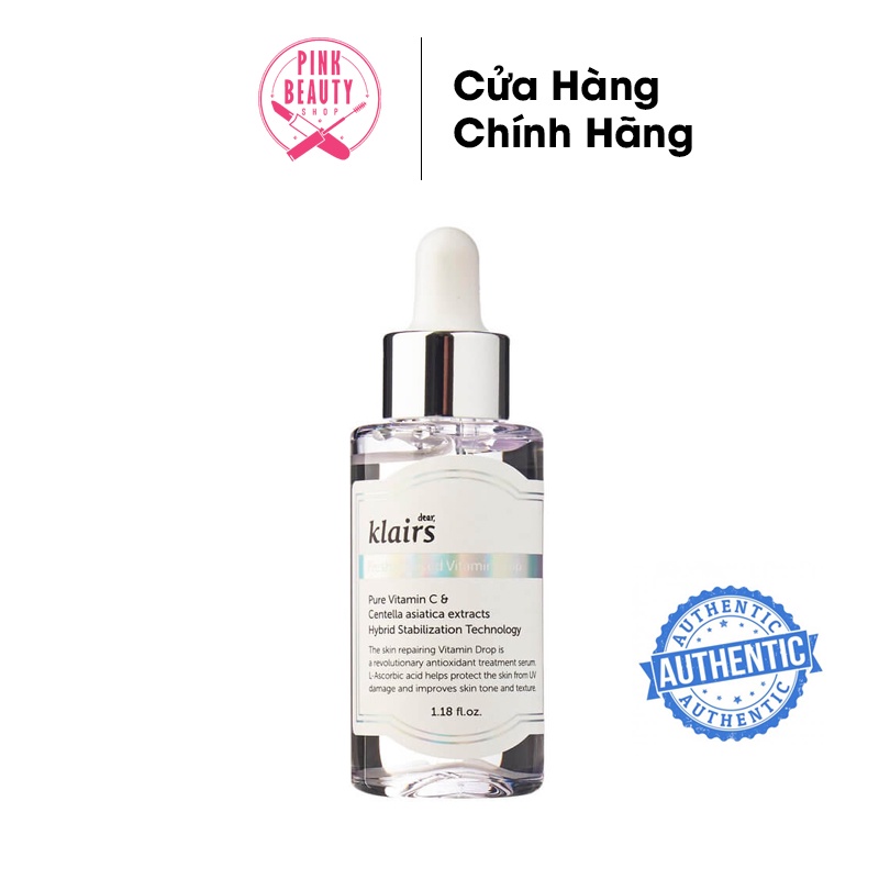 Tinh Chất Làm Sáng Da Klairs Vitamin C Freshly Juiced Vitamin Drop 35ml