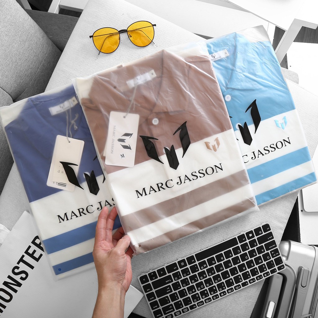 Áo Thun Polo Nam Có Cổ, Tay Ngắn MARC S4 - Chất Liệu Cotton Cá Sấu 100%, Form Suông Basic Thoáng Mát, Thoải Mái.