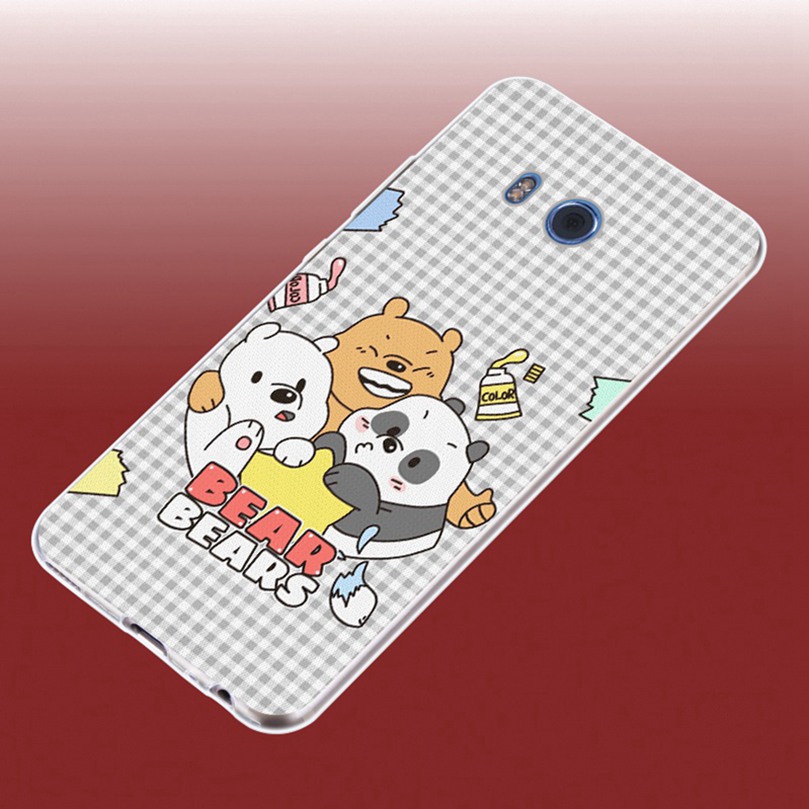 Ốp lưng We Bare Bears dễ thương nhiều mẫu mã cho điện thoại HTC DESIRE 12 12+ ONE M10 M9 U ULTRA U11 X9