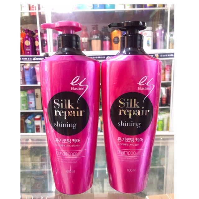 Dầu gội - Dầu Xã  Silk Repair Shining Hàn Quốc 600ml