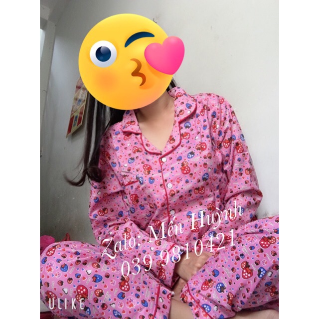 Pijama tay dài quần dài