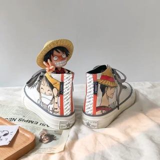 Giày sneker one Piece cao cổ