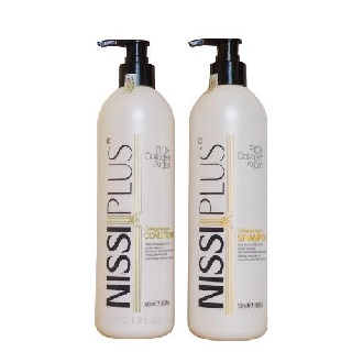 Cặp Dầu gội xả nissi plus collagen Mềm mượt 500ml