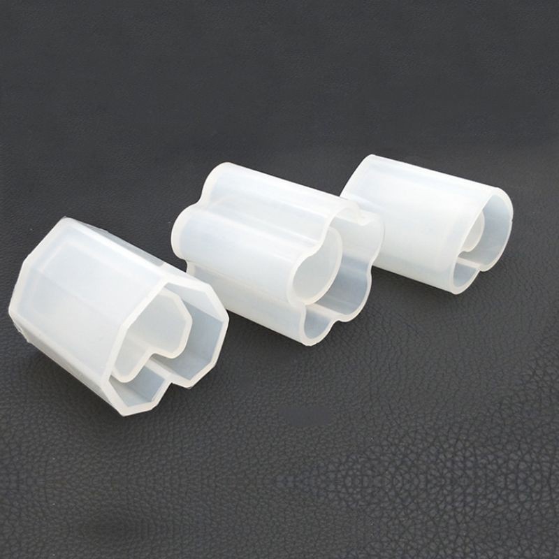 Khuôn silicon đổ nhựa resin epoxy tự làm hộp đựng bút để bàn làm việc tạo hình trái tim/ hoa trang trí đẹp mắt