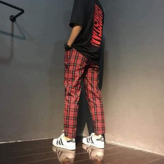 Quần Caro Plaid Pant Đỏ Đen