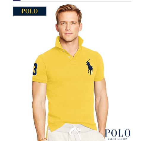 Áo Thun Polo Lưới Tay Ngắn Chính Hãng Ralph Lauren Cho Nam