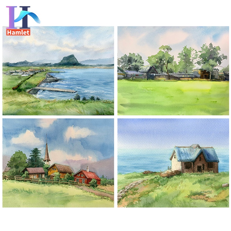 Tranh vải canvas Hamlet treo tường tự tô trang trí nội thất cỡ 40*50cm