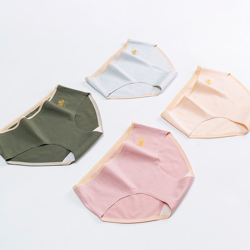 Quần lót nữ cotton cao cấp cạp ép không viền kháng khuẩn siêu đẹp QL02 | BigBuy360 - bigbuy360.vn