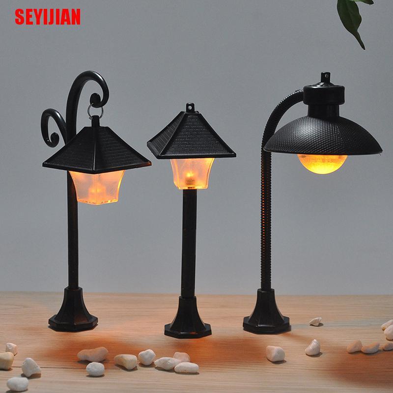1 Đồ trang trí Đèn Đường Mini Trang Trí Sân Vườn